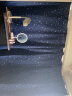 美丽契约窗帘 全遮光加厚棉麻窗帘成品田园星星定制遮光布料客厅 藏蓝星90%遮光（挂钩） 1.3米宽x1.5米高一片 实拍图