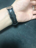 时仕（SEURE）适用dw表带男女小牛真皮针扣手表配件皮表带 DW手表带 黑色平纹金扣 14mm 实拍图