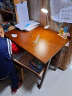 布匠家私 全实木书桌学生学习桌小户型书房家具电脑桌家用书架组合写字桌 普通版单桌（胡桃色） 80cm*60cm*75cm单抽屉 实拍图