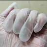 乌斯京 一次性手套食品级橡胶手套加厚美容烘焙餐饮厨房透明小龙虾手套 食品级白色乳胶（舒适型）100只 中码 实拍图
