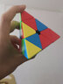 魔域文化彩色马卡龙魔方 二三阶34四五阶学生初学者比赛专用魔方儿童玩具 彩色金字塔3阶 赠教程 实拍图