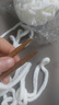 途尊（kingtrip）新手懒人织小熊围巾毛线编织神器diy材料包手工围脖送男女朋友 奶白色4团+神器+小熊贴+教程 实拍图