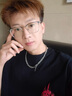 oein黑宝石银色项链男款小众设计嘻哈缠绕叠戴痞帅百搭高街锁骨链吊坠 黑宝石银色项链【50cm+5cm】 实拍图