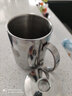 助家乐（HPMILY）马克杯双层隔热304不锈钢水杯 家用防烫耐防摔口杯父亲节礼物实用 隔热304不锈钢水杯300ml 实拍图