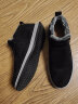 拾聚男鞋冬季保暖鞋棉鞋男老北京布鞋男中老年人爸爸鞋加绒加厚雪地靴 黑色 41 实拍图