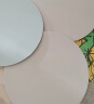 古私（Gusi）餐垫圆形有机硅小桌垫杯垫防烫垫餐垫用西餐碗垫 4片装/直径12cm 实拍图