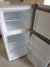 海尔（Haier）118升小型双门迷你冰箱 节能省电冷藏冷冻两门电冰箱 租房家用宿舍用小冰箱 实拍图