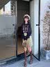 奥古狮登（Agsdon）长筒靴女秋冬季英伦风v口不过膝骑士靴百搭女靴 624049 咖啡 39 实拍图