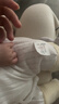 贝瑞加（Babyprints）新生儿连体衣2件装婴儿纯棉衣服初生宝宝内衣长袖薄款爬服 白黄52 实拍图