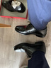 奥康男鞋男士布洛克内增高皮鞋男大码商务增高男皮鞋结婚新郎 黑色高端款 41 实拍图