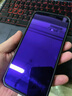 菲科斯 适用苹果12/12Pro防窥钢化膜iphone12/12pro防偷看抗蓝光手机 12/12pro【全屏窗炫紫抗蓝光】*2片装 实拍图