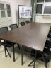 洛克菲勒可折叠会议桌培训桌双层长条桌 黑胡桃色 140*60*75 （4张起拍） 晒单实拍图