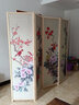 祥朗新中式实木屏风隔断折屏座屏家用客厅可移动折叠卧室书房客厅酒店 主图七 1.8米高X0.5米宽一扇 实拍图
