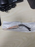 TR90钨碳塑钢金属眼镜腿眼镜脚一对眼镜配件维修单牙双牙TR牙金属牙直牙异形牙品种尺寸齐全多样 玫瑰金 实拍图
