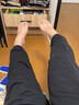 VANS范斯官方 情侣针织长裤温柔墨黑色宽松休闲 黑色 2XL 实拍图