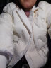艾莱依收腰气质西装领羽绒服女秋冬2022年时尚设计外套 暖白色160 晒单实拍图