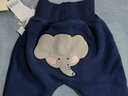 嘟嘟家童装宝宝大屁屁裤冬装男童保暖加绒pp裤女童裤子冬款可爱儿童长裤 藏青大象 100 实拍图