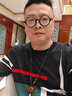 啄木鸟 冰丝针织短袖T恤男夏季薄款冰感透气潮流提花条纹青年男装上衣服 389黑色 2XL 实拍图