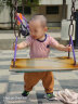 专一（Zhuanyi）夏季儿童纯棉短袖T恤卡通上衣宝宝婴儿衣服 短T-红条纹 80cm 实拍图
