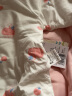 童泰秋冬婴儿衣服新生儿夹棉连体衣0-6个月宝宝哈衣 粉色丨A款 59cm 实拍图