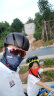 洛克兄弟（ROCKBROS）自行车头盔防雨罩山地车公路骑行头盔防雨帽防尘头套骑行装备 黑色-头盔防雨罩（普通款） 实拍图