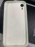 阿斯汀（ATHDDIN） 苹果系列型号手机壳iPhone 直边精孔硅胶软壳带苹果标 古董白【壳+膜】 苹果XR 实拍图