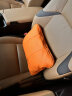 莫兰迪汽车抱枕被子两用车内后排睡觉空调被奔驰宝马奥迪理想特斯拉高档 汽车抱枕被 爱马士橙 晒单实拍图