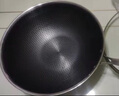 安尚炒锅不锈钢家用平底厨房炒菜锅家用电磁炉煤气灶通用健康锅具 34CM 带盖 实拍图