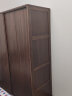 原始原素 实木衣柜 现代简约小户型卧室北美黑胡桃木挂衣橱1.6米 晒单实拍图