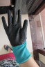 沃施（WORTH）马卡龙纯色尼龙浸胶手套1双装防滑防水防刺防扎劳保种菜种植工具 实拍图