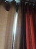 梦达莱免打孔伸缩杆窗帘成品一整套遮光客厅卧室定制隔断门帘保暖遮阳帘 深灰色+黄（当天发货） 适用宽2.6-3.1米【窗帘高2.7米】 米 实拍图