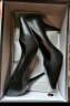 蜘蛛王女鞋时尚浅口性感显瘦细跟尖头高跟皮单鞋 黑色 37 实拍图
