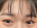 2片装自然美美瞳年抛女彩色隐形眼镜大小直径混血欧美网红同款韩国男士纯欲玫瑰迪迦灰粉棕黑 纯欲黑糖14.2 500 实拍图
