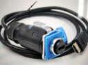 防水连接器LP-24航空插头HDMI航插接插件公母插座双头带线1米 LP24-HDMI 2.0母座 晒单实拍图