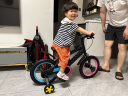 好孩子（gb）自行车4-6岁儿童自行车男女童充气轮胎山地车14寸单车 黑金三角 实拍图