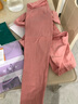 恒源祥少女秋衣秋裤女纯棉套装初中高中学生12大童15岁保暖内衣全棉薄款 阳红小兔 XL (175) 建议体重110-130斤 实拍图