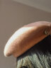 ELLE贝雷帽子女羊毛女士画家帽秋冬保暖南瓜帽 灰粉【88%羊毛】 晒单实拍图