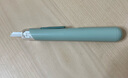 得力(deli)笔型陶瓷美工刀 可插笔筒 圆角安全刀头 快递开箱刀 创意便携裁纸刀 绿色TD261 实拍图
