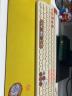 GEEZER 喵萌 PLUS 无线键鼠套装 可爱办公键盘鼠标 萌系猫耳复古圆形键帽 米黄混彩 实拍图