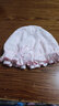 贝娜茜婴儿帽子春秋薄款女宝宝婴儿3-12个月公主蕾丝遮阳渔夫帽可爱超萌盆帽 PM195-粉色 3-12个月（40-47CM） 实拍图