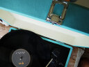名伶 M008老式留声机复古黑胶唱片机音响客厅欧式家用电唱机无线蓝牙 宝石蓝/礼盒装 实拍图