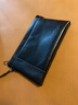 袋鼠【轻奢品牌】手包男软皮七夕大容量手抓包信封包男士夹包手拿包 黑色(大号) 实拍图