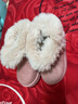 巴布豆儿童棉拖鞋冬宝宝1-3小孩加绒4-5岁男童6-9岁加绒保暖鞋女童棉拖 2016粉红 内长15cm 16码适合脚长13.5-14cm 实拍图