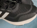 阿迪达斯 （adidas）男女跑步鞋春季减震防滑耐磨舒适跑步运动鞋 黑色 43 码UK9 晒单实拍图
