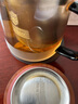 ORTOR玻璃水杯大容量可加热茶水杯子手柄杯带茶漏泡茶水杯办公商务杯 BOSS茶杯三件套 实拍图