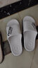 洁丽雅特大码男士外穿拖鞋夏季户外运动时尚防滑耐磨踩屎感凉拖鞋男款 卡其 42-43 (标准码) 实拍图
