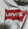 Levi's 李维斯2024春夏女士宽松圆领卫衣宽松休闲潮流简约通勤 灰色 M 晒单实拍图