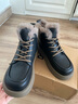 ZHR马丁靴女冬复古厚底英伦短靴女防寒长毛绒切尔西靴 K288B 黑色 37 实拍图