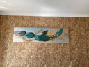 摩琥卧室床头画现代简约装饰画酒店宾馆房间风景壁画北欧风格艺术挂画 蝶恋轻羽8113 布艺画+黑框150*40(1.5米的床） 实拍图