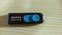 威刚（ADATA）U盘 UV128系列 USB3.2伸缩接口系统车载音箱办公存储优盘 UV128【黑蓝】 64GB 实拍图